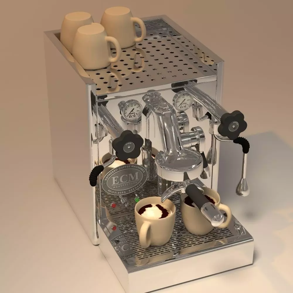 ECM coffeemaker 3D model_0