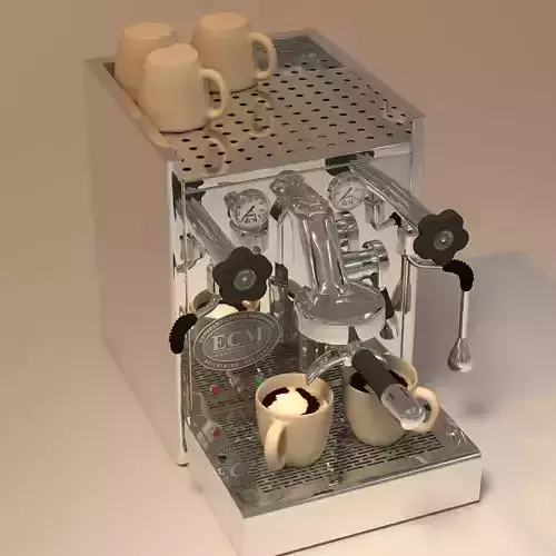 ECM coffeemaker 3D model