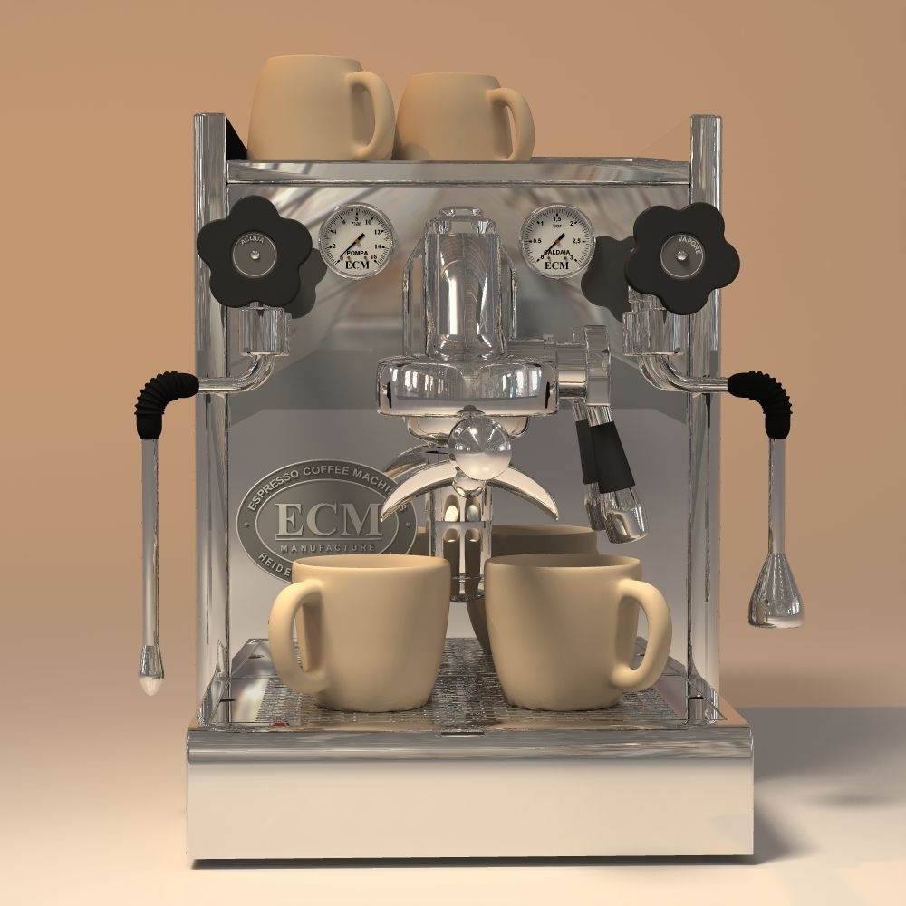 ECM coffeemaker 3D model_1
