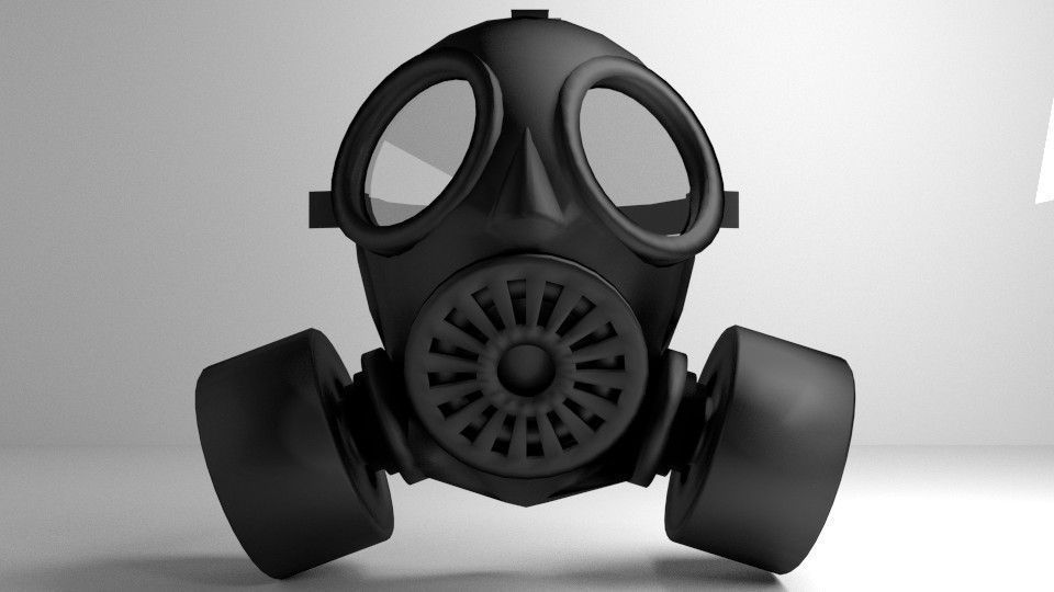 Gasmask gas mask 3D model_1