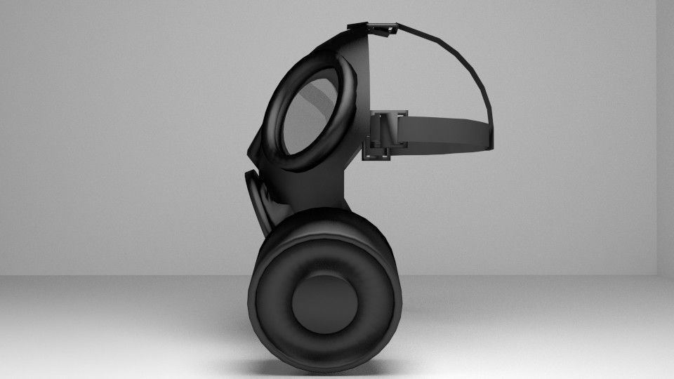 Gasmask gas mask 3D model_3