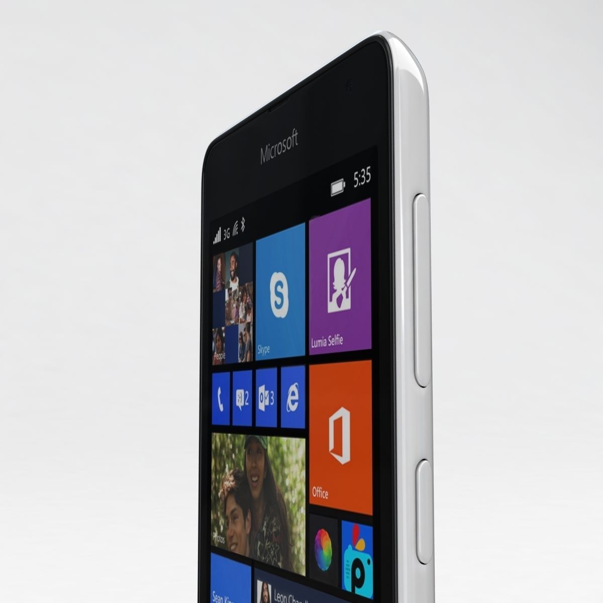 Microsoft Lumia 535 and Dual SIM All Colors Low-poly 3D model_37