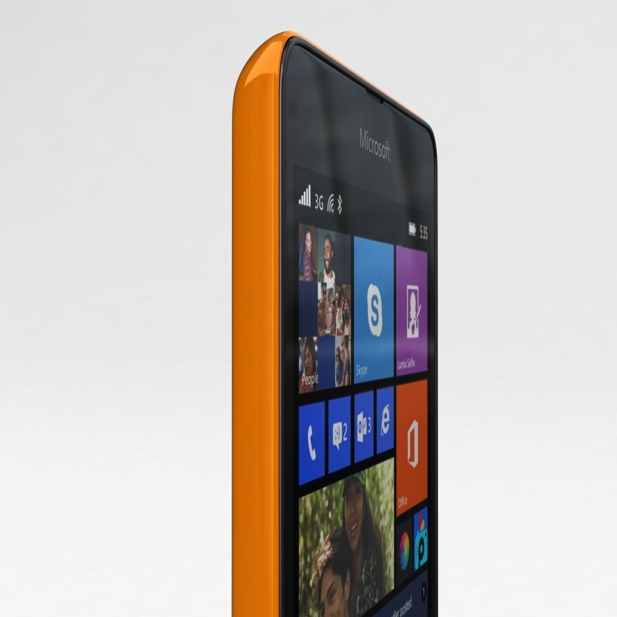 Microsoft Lumia 535 and Dual SIM All Colors Low-poly 3D model_10