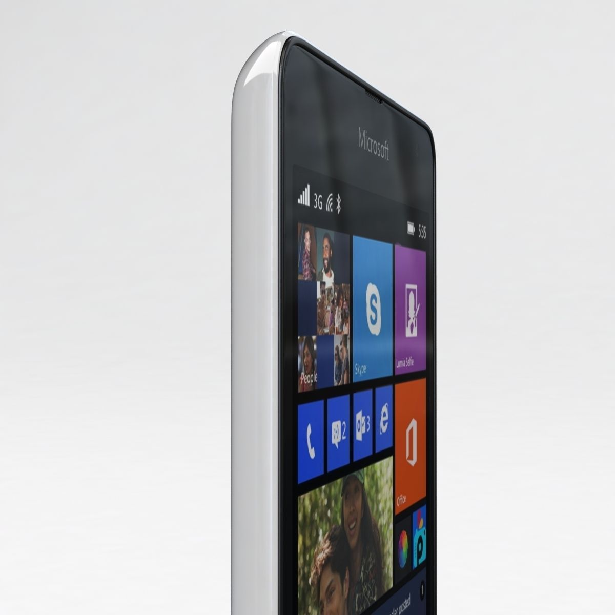 Microsoft Lumia 535 and Dual SIM All Colors Low-poly 3D model_38
