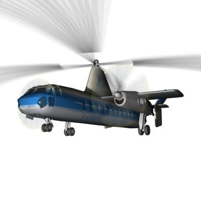 Fairey Rotodyne 3D Model 3D model_5