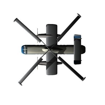 Fairey Rotodyne 3D Model 3D model_3