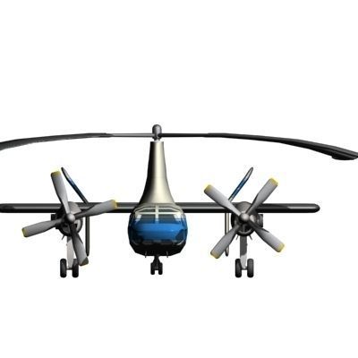 Fairey Rotodyne 3D Model 3D model_1