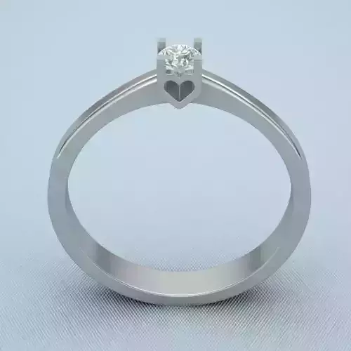 ring heart 3D print model