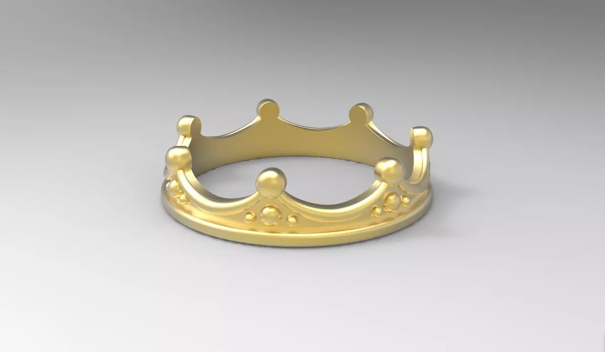ring crown all Sizes 3D print model_0