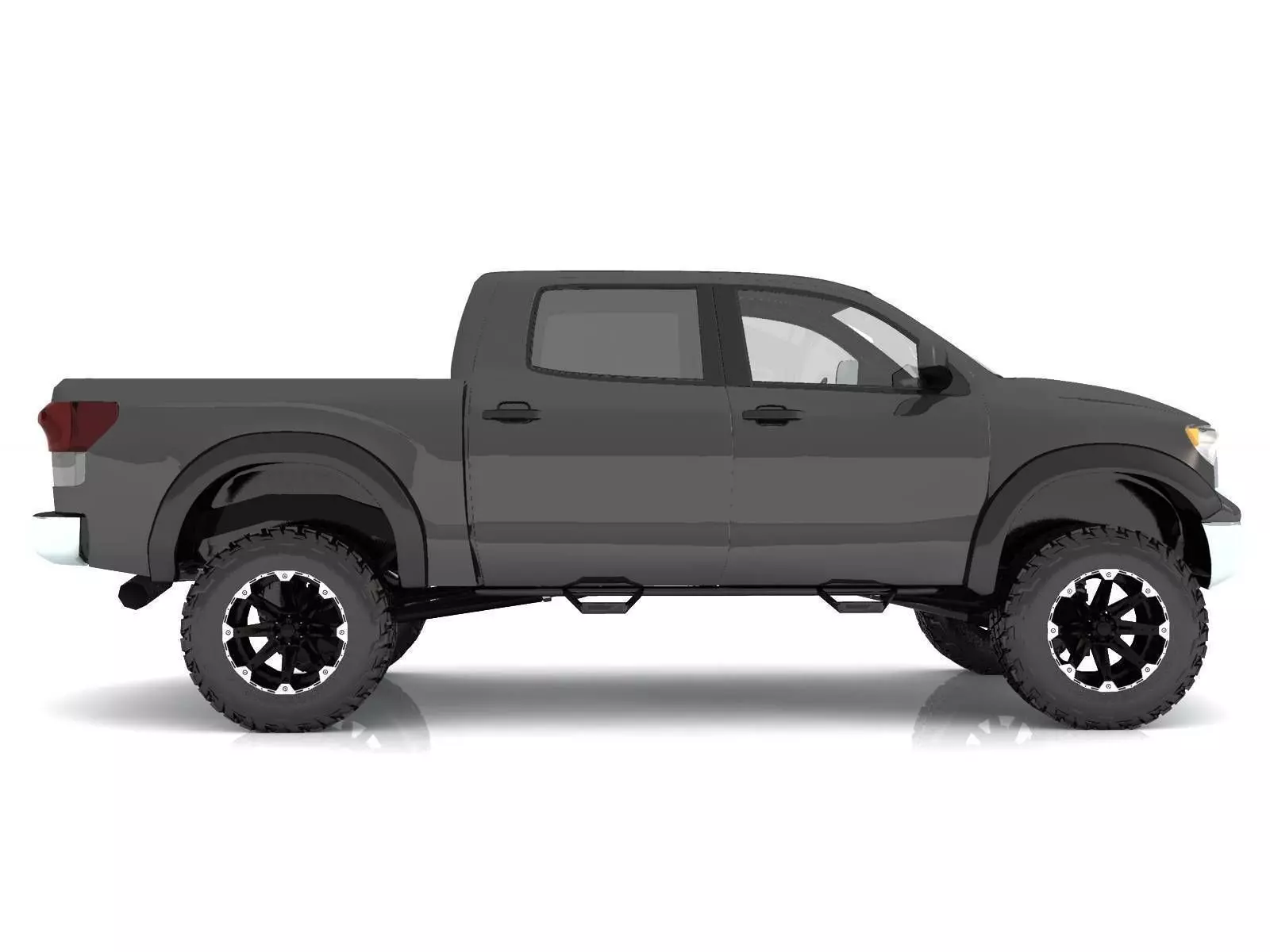 Toyota Tundra Low-poly 3D model_0