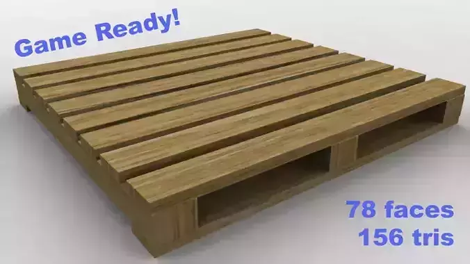 Pallet game ready wooden