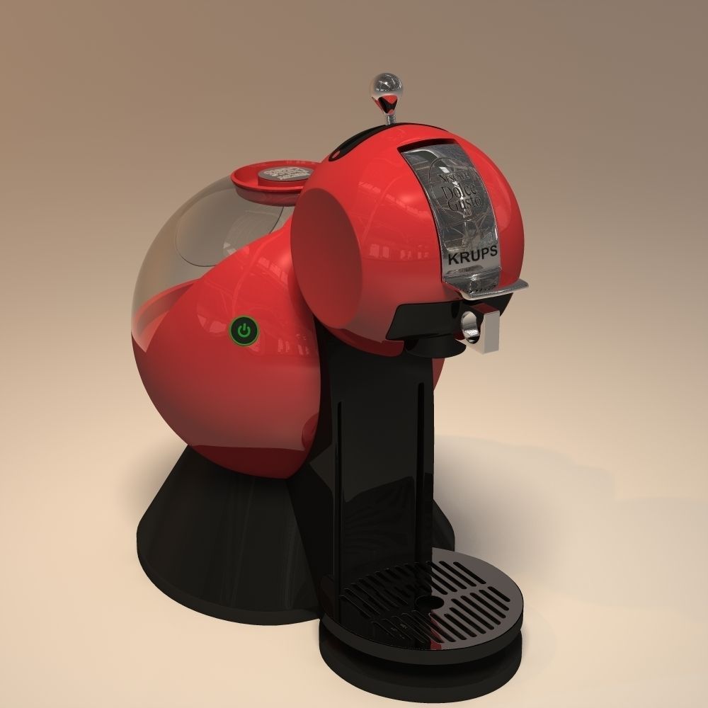 Krups Nespresso 3D model_2