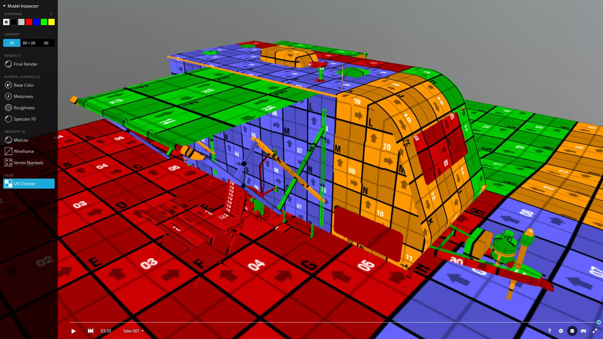 Lance 1575 Travel Trailer Low-poly 3D model_12