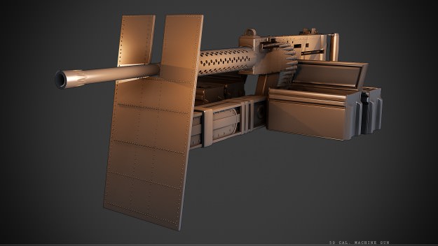 50 Cal Machinegun 3D model_4