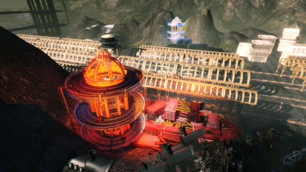 Modular Beam Low-poly 3D model_3