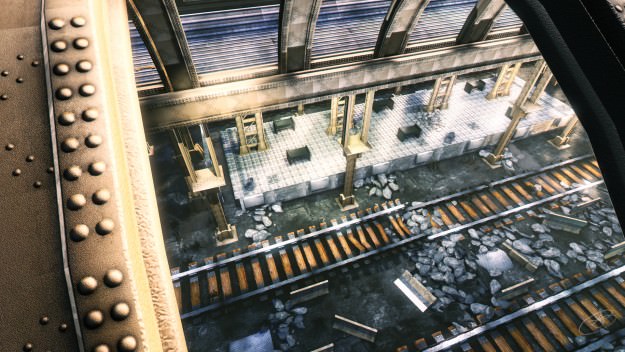 Modular Beam Low-poly 3D model_1