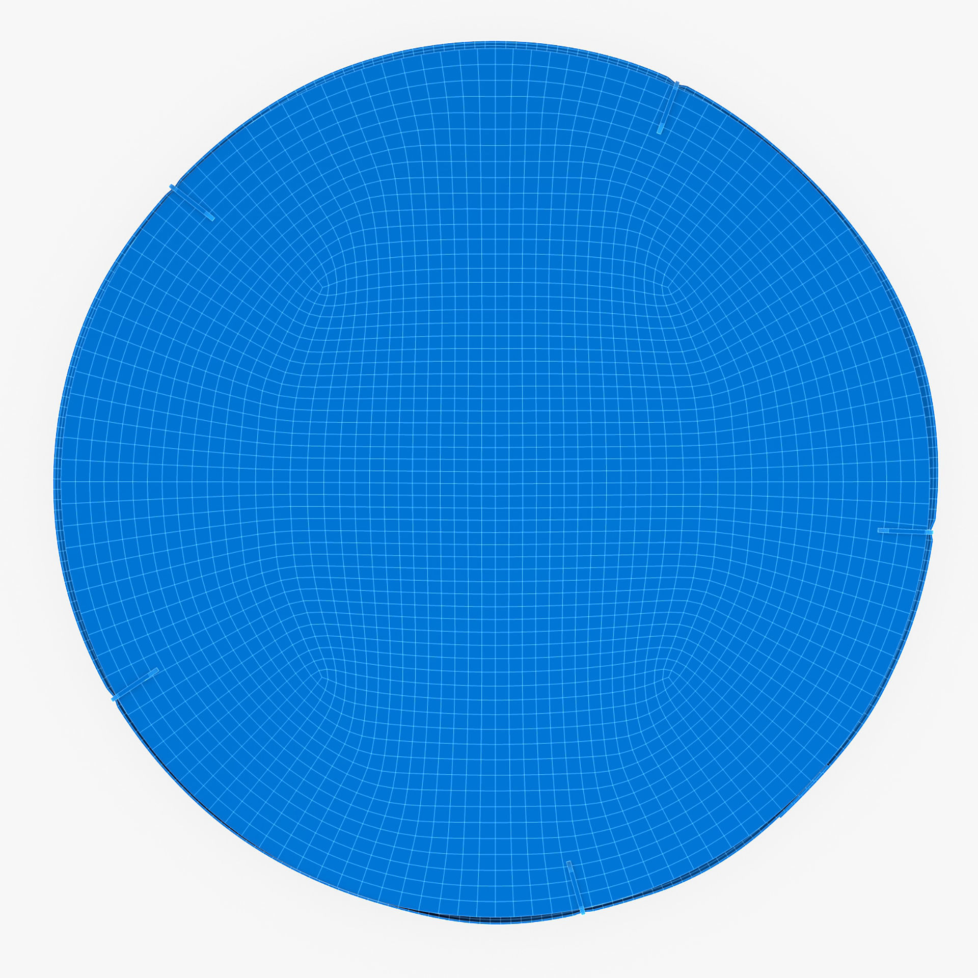 French Camembert box 3D model_4