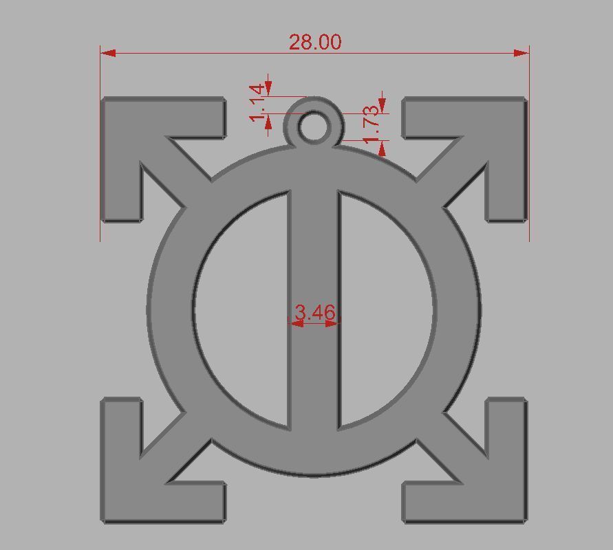 Pendants -30 Seconds to Mars Free 3D print model_3