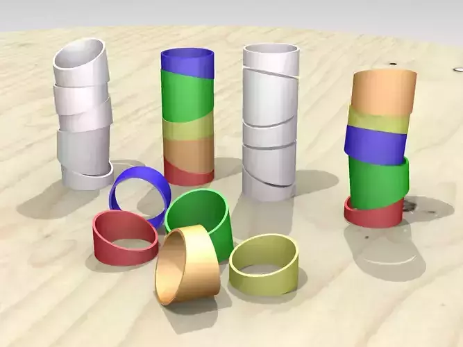 Stack-A-Ring Desk Toy