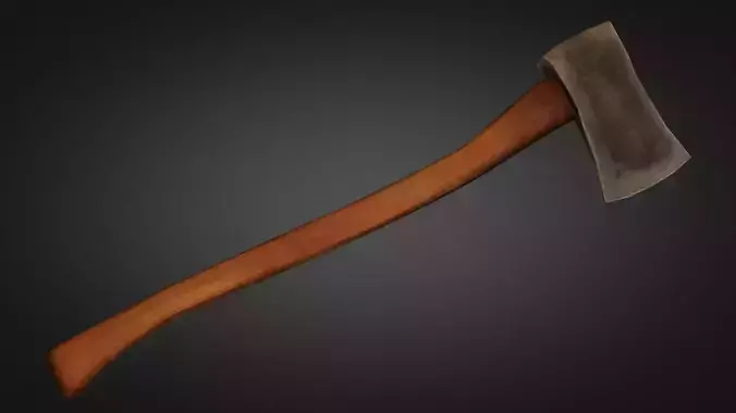 Axe Low Poly Low-poly 3D model