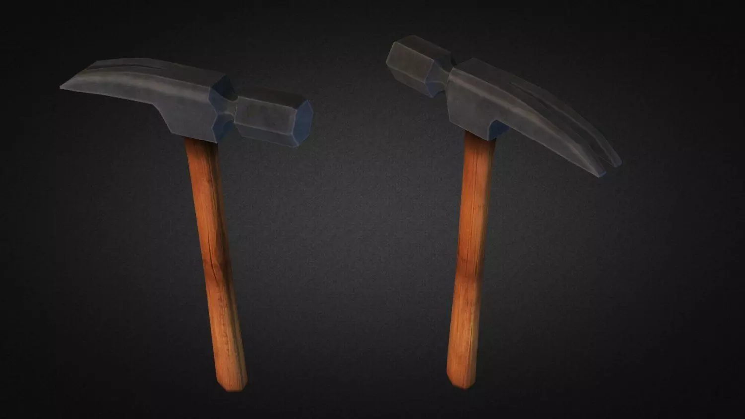 Hammer Low-poly 3D model_0