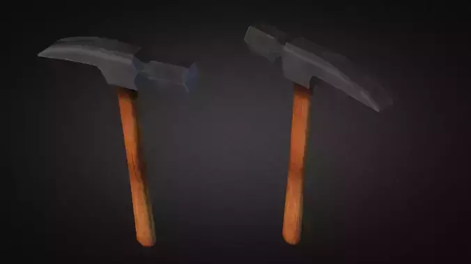 Hammer Low-poly 3D model