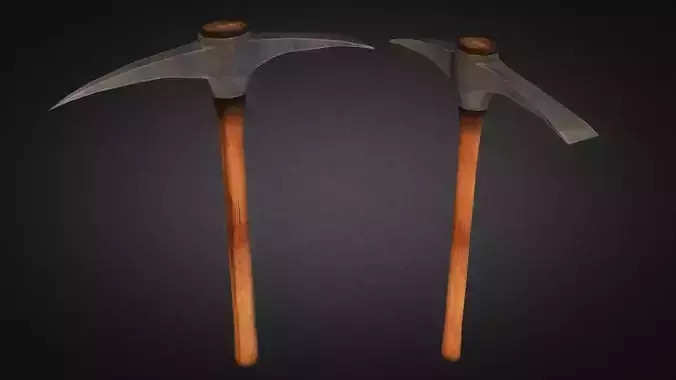 Pickaxe two axes