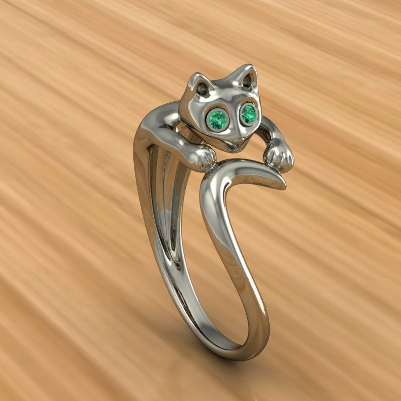 Ring Cat 3D print model_2