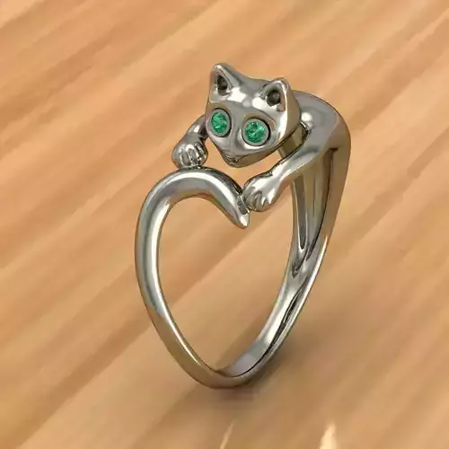 Ring Cat 3D print model