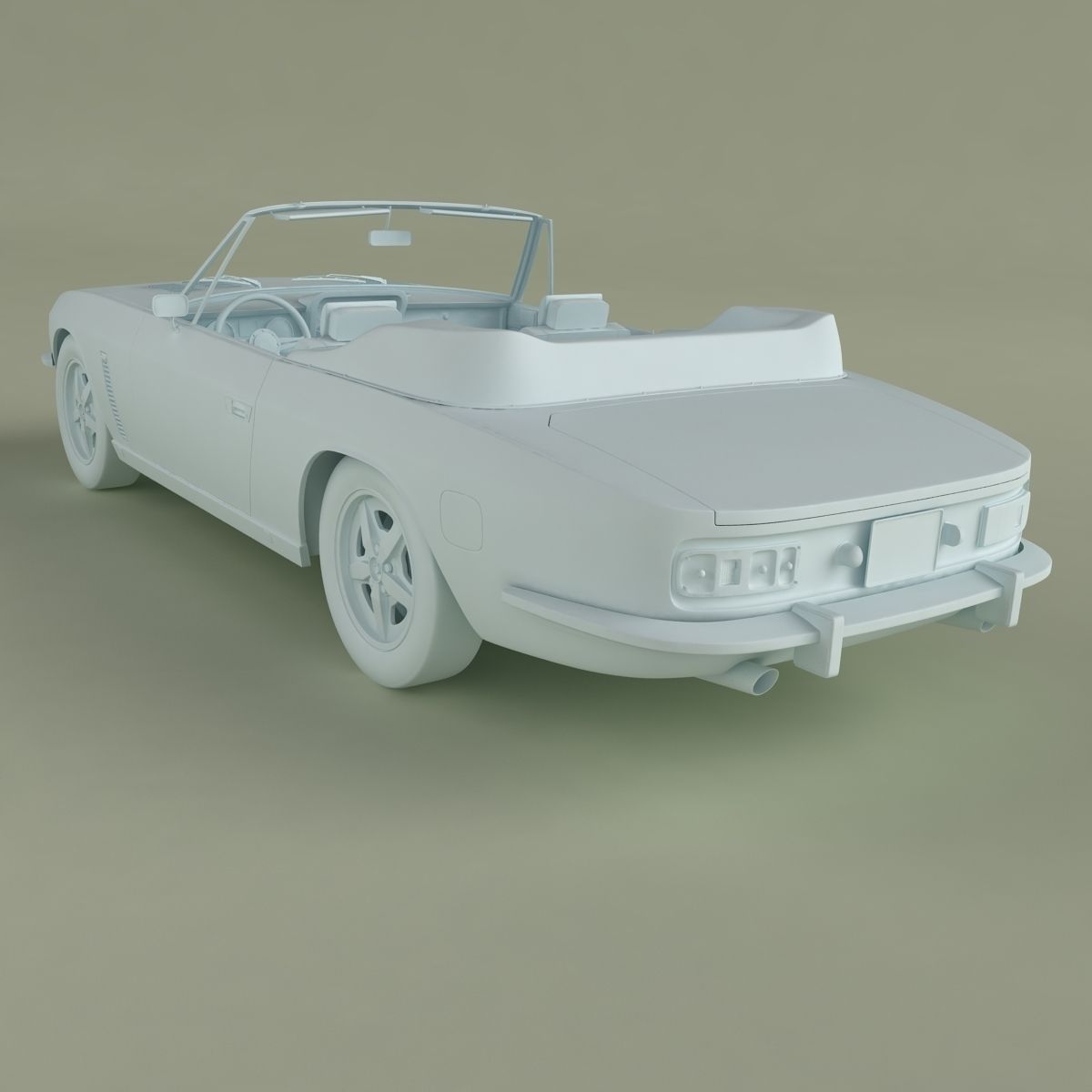 Jensen Interceptor Convertible 3D model_12