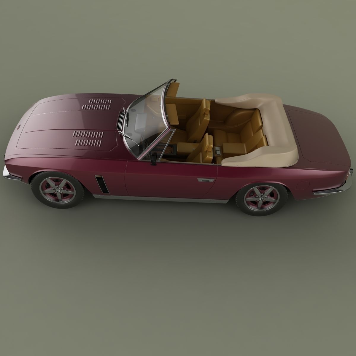 Jensen Interceptor Convertible 3D model_6
