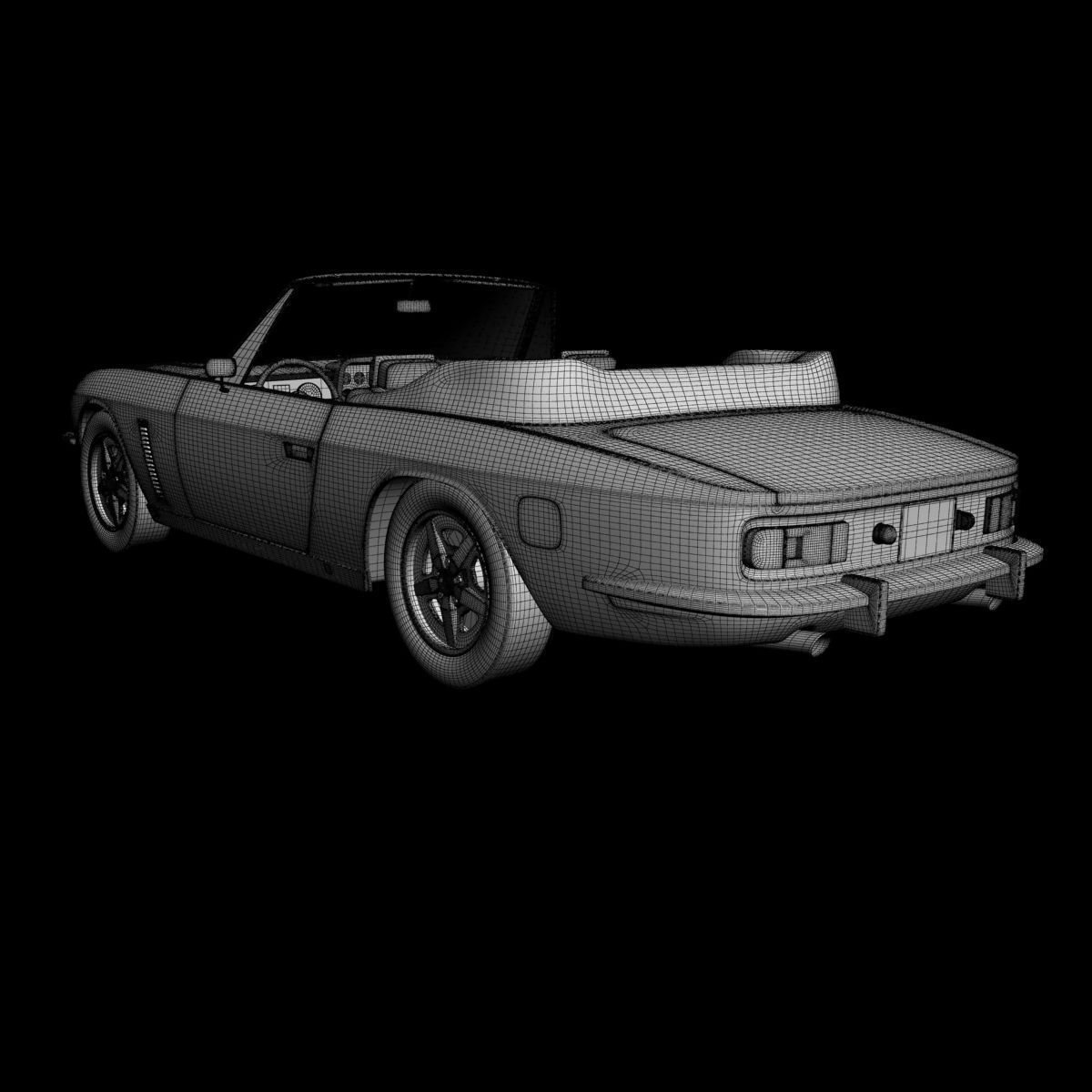 Jensen Interceptor Convertible 3D model_16
