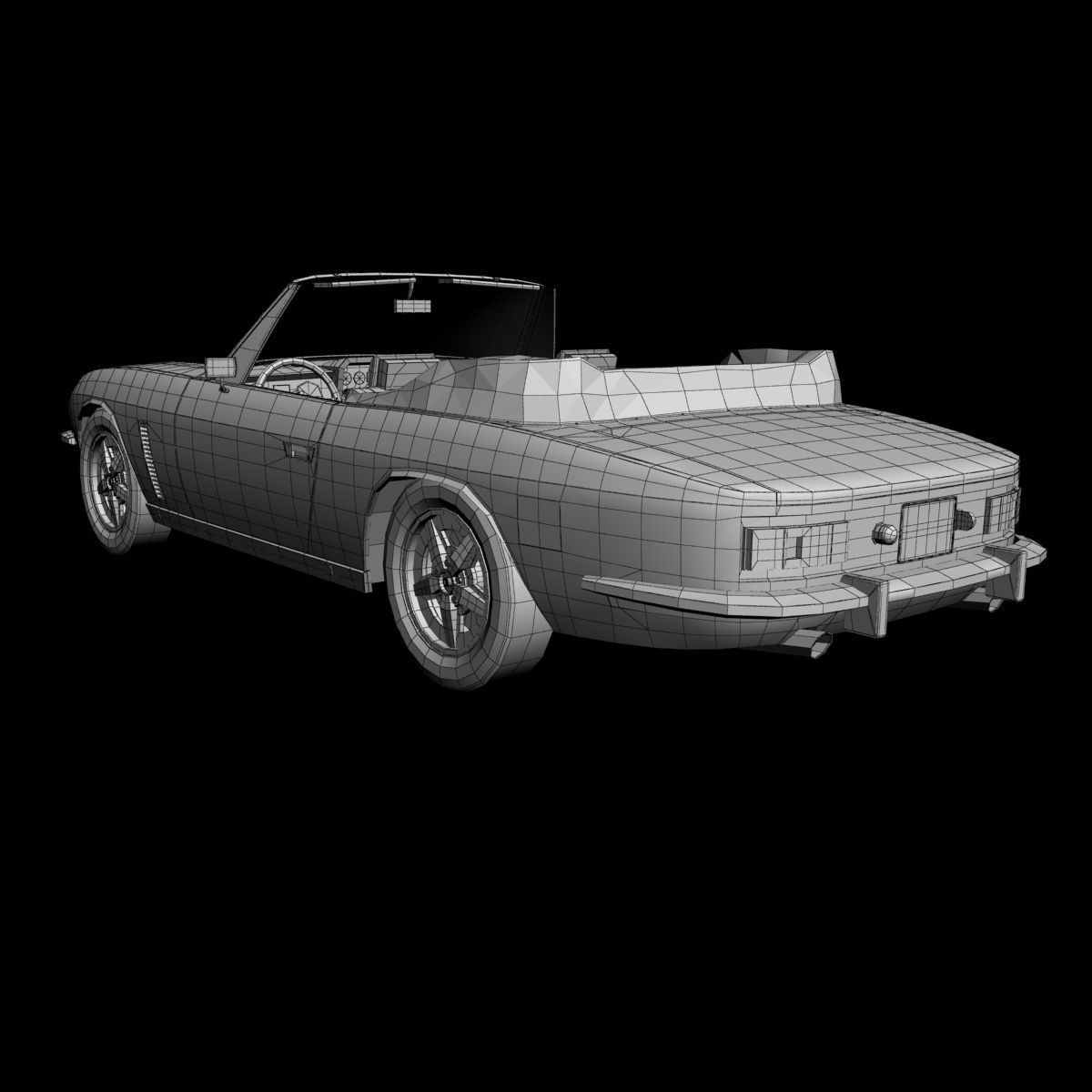 Jensen Interceptor Convertible 3D model_15