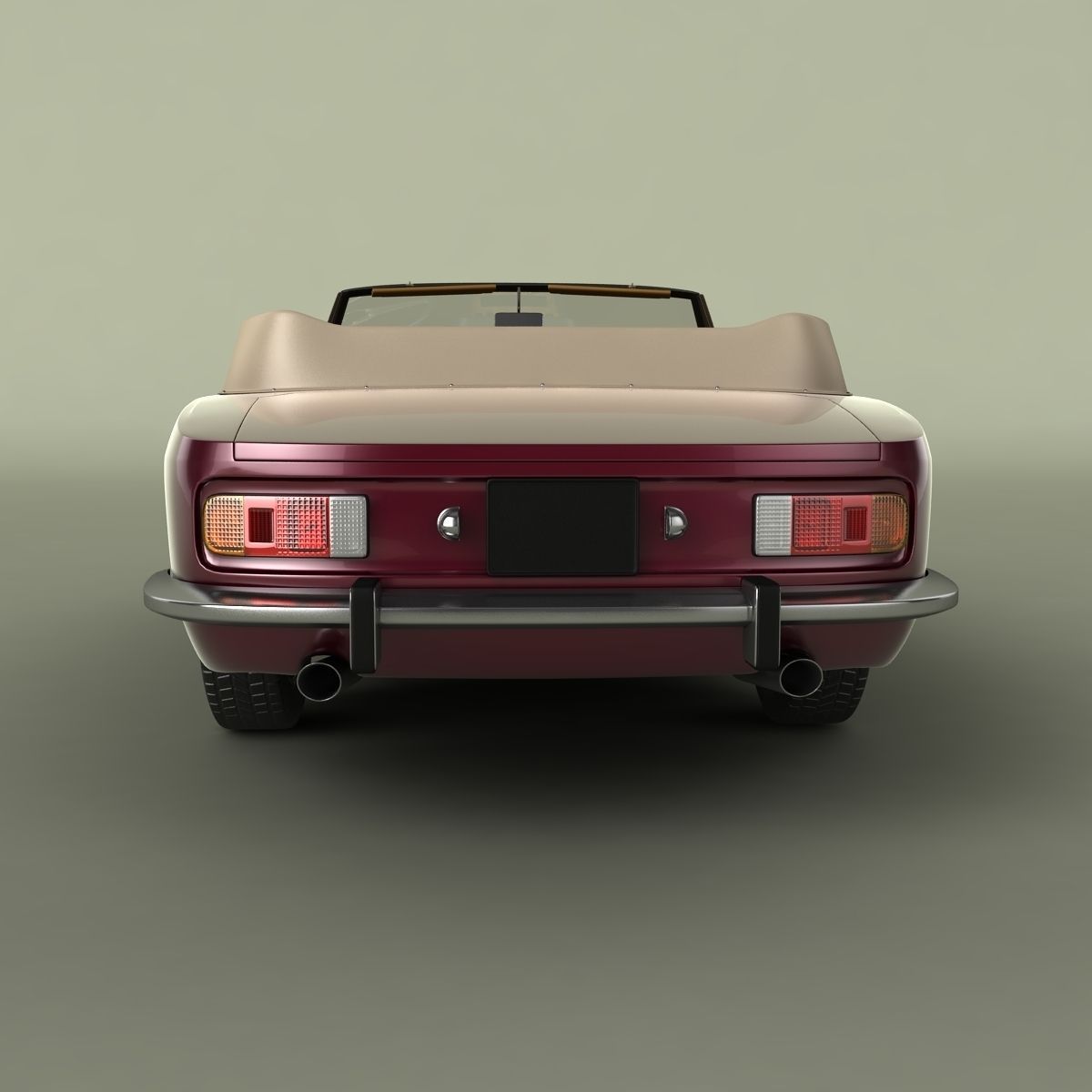 Jensen Interceptor Convertible 3D model_3