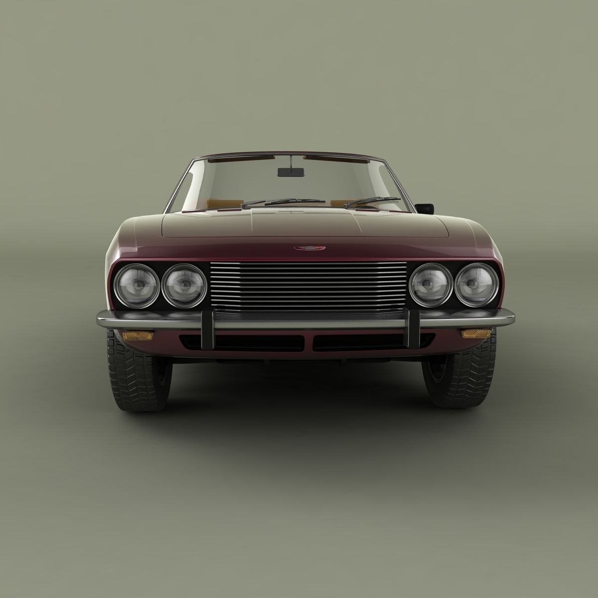 Jensen Interceptor Convertible 3D model_4