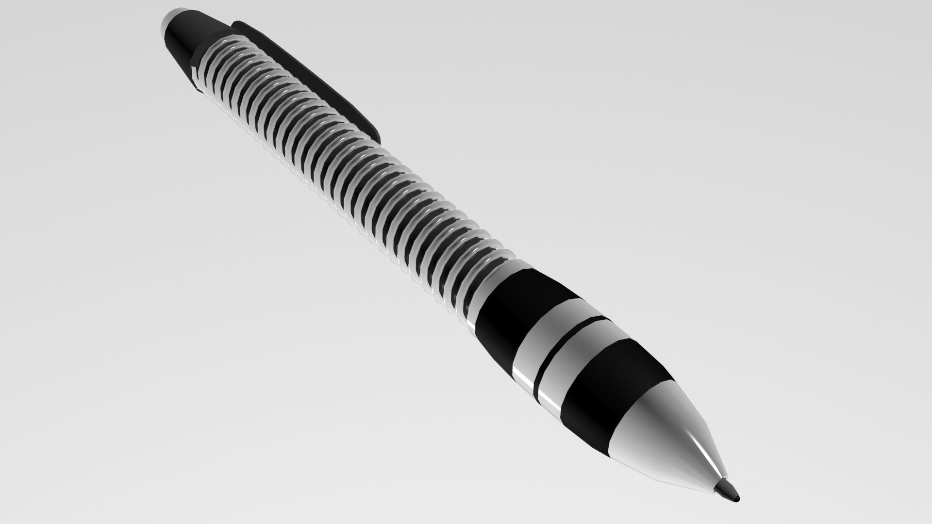 Ballpoint Pen 3D model_4