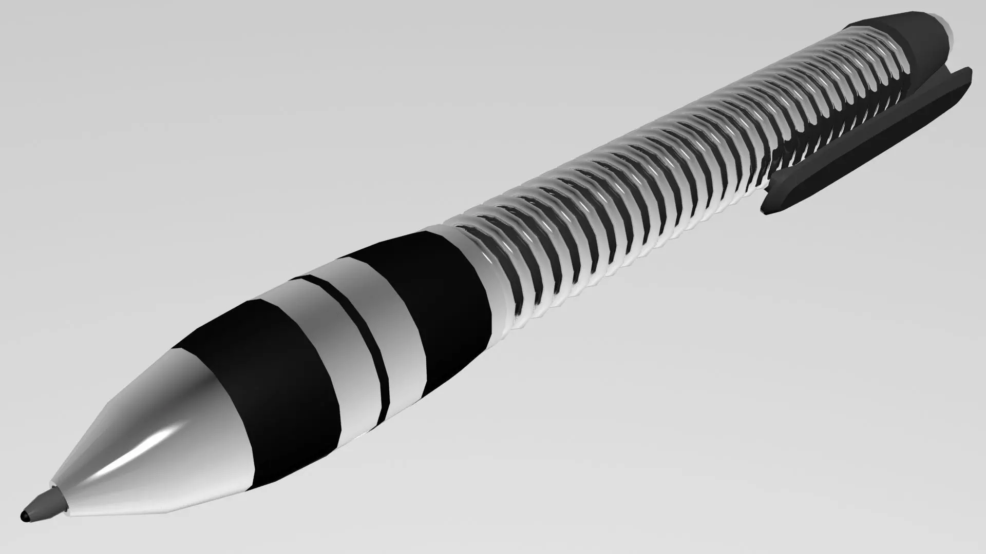 Ballpoint Pen 3D model_0