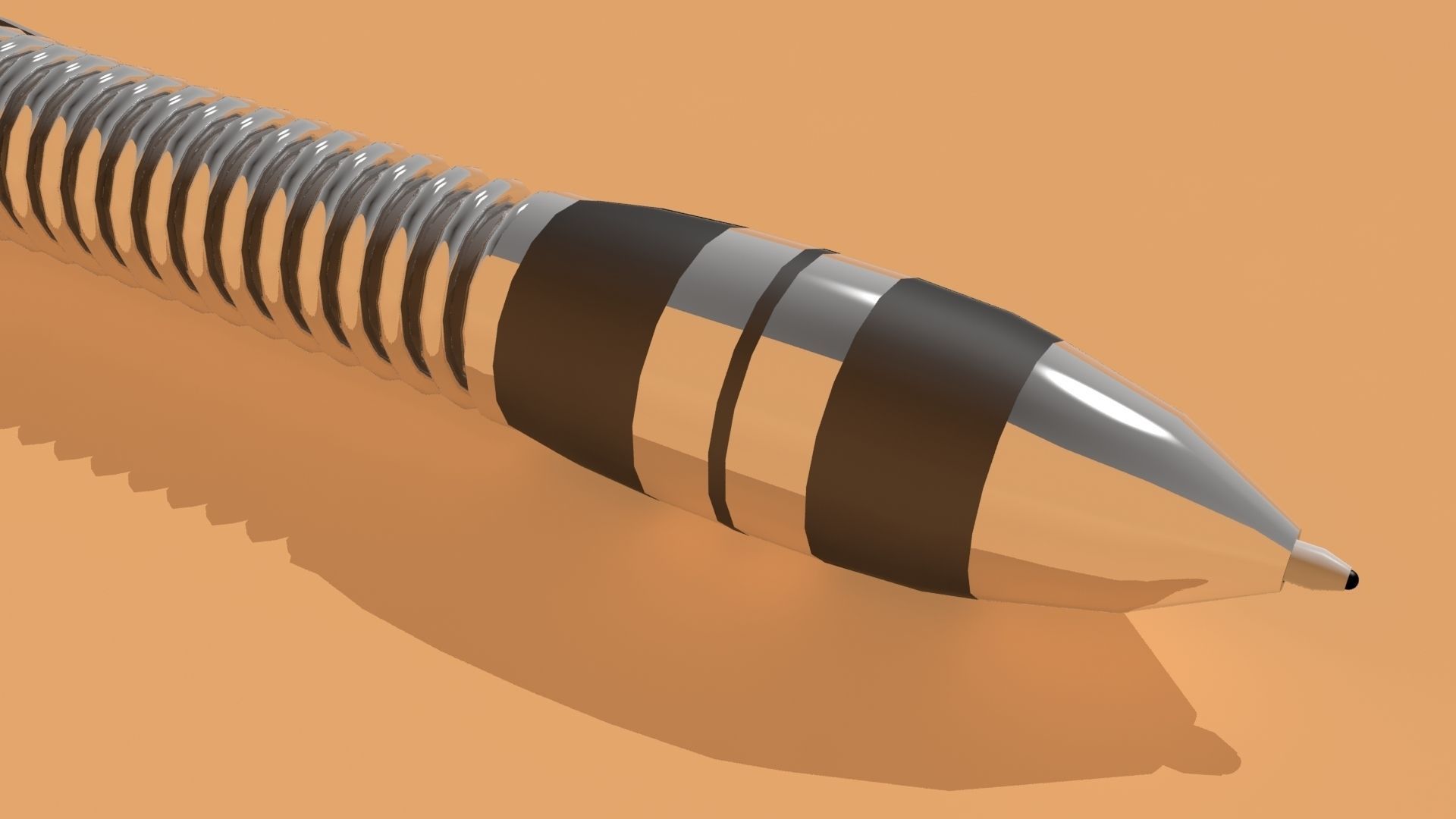 Ballpoint Pen 3D model_3