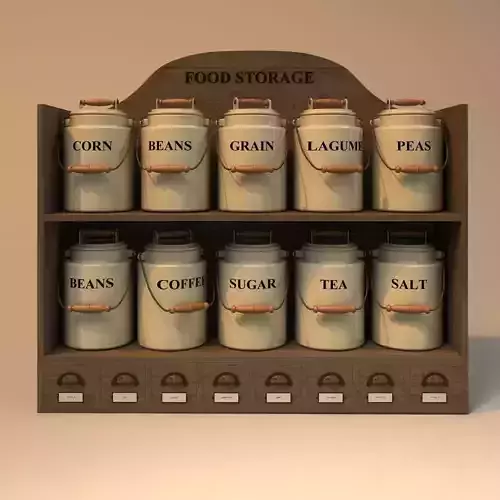 food storage vintage