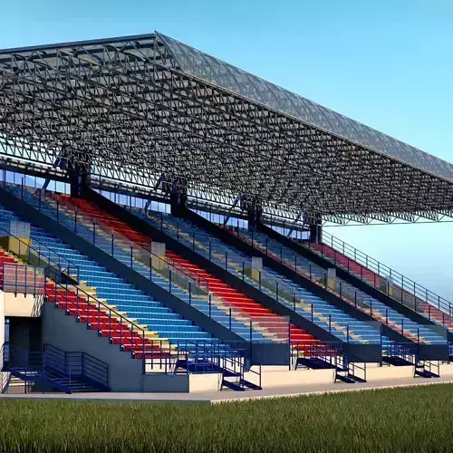 Stadium Sport Soccer Tribune High detail