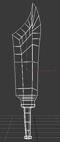 Fantasy Barbar Sword Low-poly 3D model_9