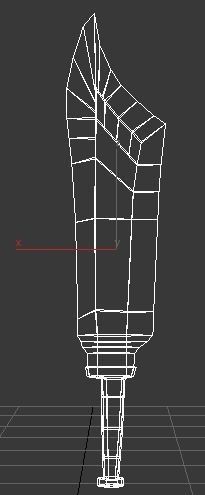 Fantasy Barbar Sword Low-poly 3D model_13