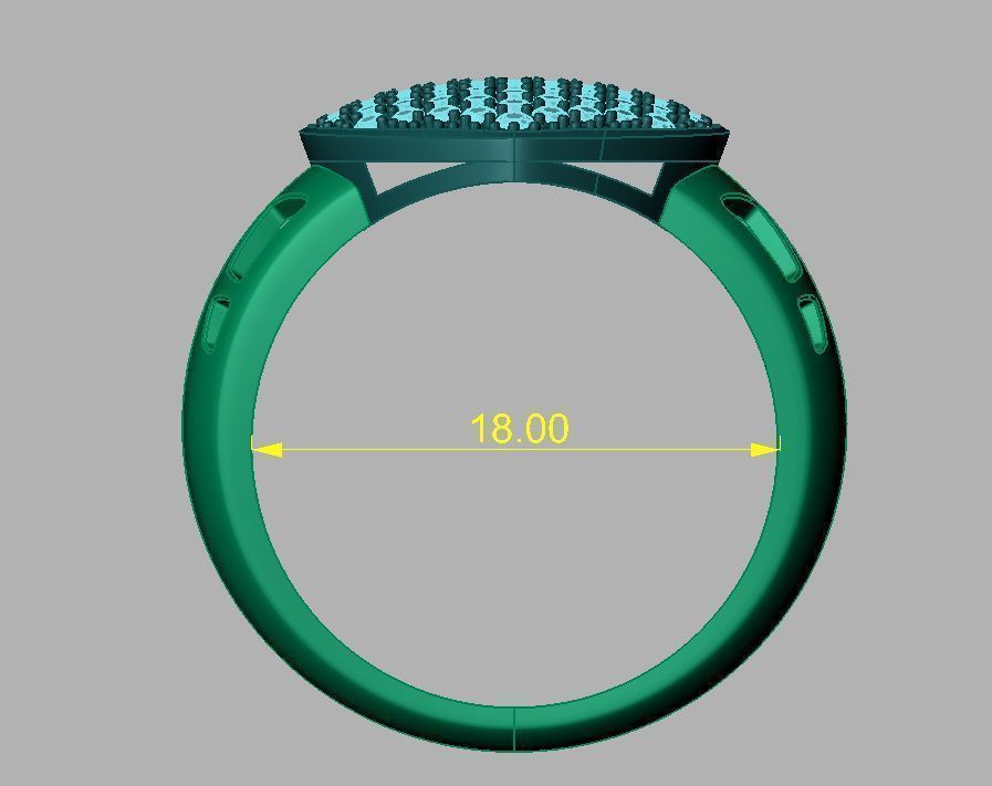 Ring Heart QQ 3D print model_6