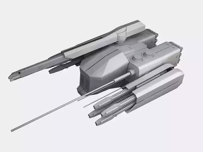 Medium attack drone 3D model