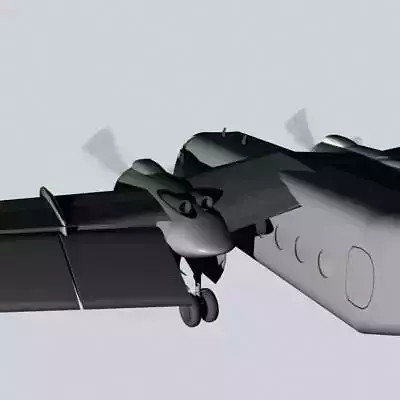 DeHavilland Caribou 3D Model 3D model