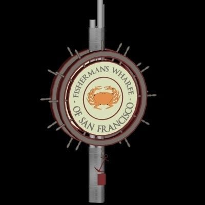 Fishermans Wharf 3D model_2