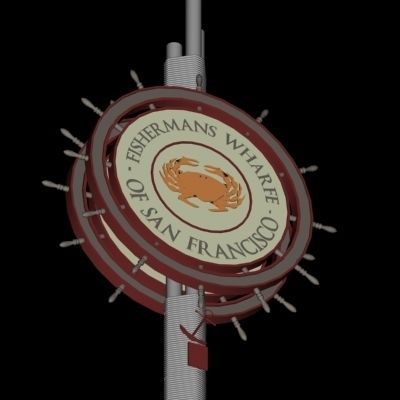 Fishermans Wharf 3D model_1