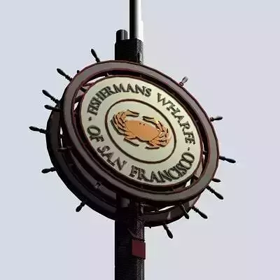 Fishermans Wharf 3D model