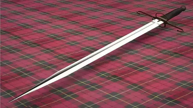 Claymore William Wallace Free 3D model