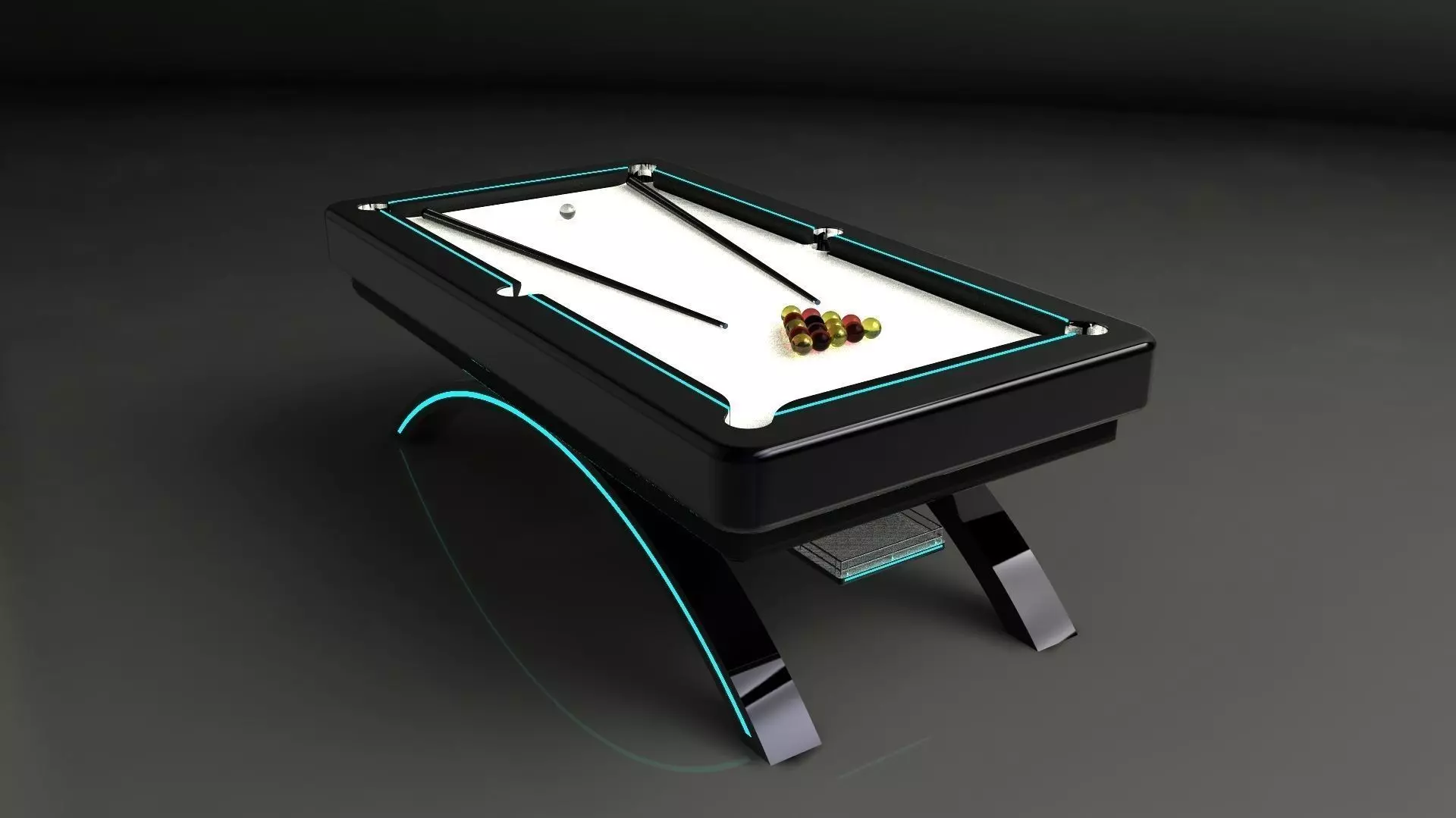 Pool Table Free 3D model